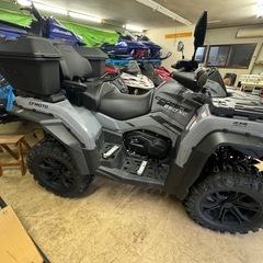 シーズンオフ値下！　CF MOTO cforce 850xc ウインチ・ナンバーウインカー・タンデムシート付　 四輪バギー　ほぼ新車　スノーモービル　ジェットの画像