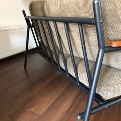 お値段下げました。2人がけソファの画像