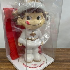 ◇ドリーム尼崎1号館◇ 【未使用】不二家 プレミアムペコちゃんサンタ人形の画像