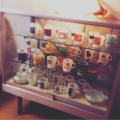 ガラスショーケース棚 シンプル レトロ 0円！差し上げます！の画像