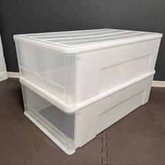 【中古】衣装ケース×2（8/25に他物品もまとめて受け取れる方優先）