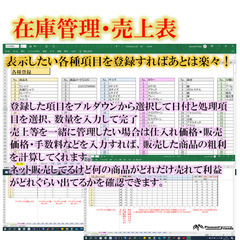 在庫管理・売上表　ベータ版