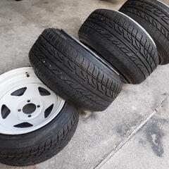 ESB製　TC01　15インチホイール！Offセット+-0！8j！100PCD！タイヤ付き！の画像