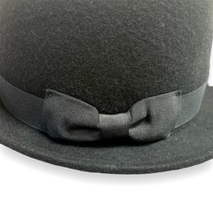 【新品未使用】Ray BEAMS❤ボーラーハット　リボン付　ブラックの画像