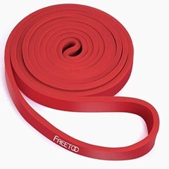 FREETOO フィットネスチューブ エクササイズバンド(負荷7...