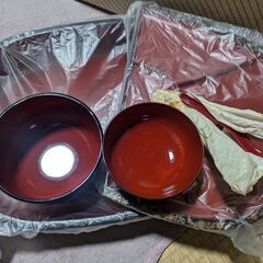 【9/8まで】山中塗の汁椀セットの画像