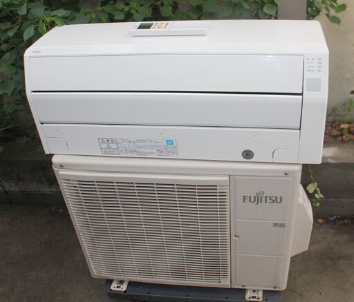 FUJITSU 富士通ゼネラル ルームエアコン AS-C28F-W 2017年製 R32冷媒 主に10畳用 パワフル コンパクト音声お知らせ