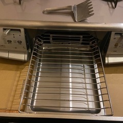 Rinnai リンナイ ガラストップ ガステーブル 都市ガス用  水なし両面焼きグリル  RTS-S650VGAS-R 良品    の画像