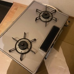 Rinnai リンナイ ガラストップ ガステーブル 都市ガス用  水なし両面焼きグリル  RTS-S650VGAS-R 良品    の画像
