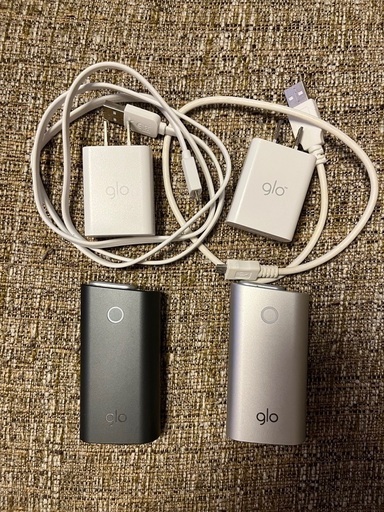 Glo グロー　2個セット　充電ケーブル付き