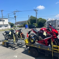 バイク　陸送　配送　輸送　ロードサービス　レスキュー　レッカー　...