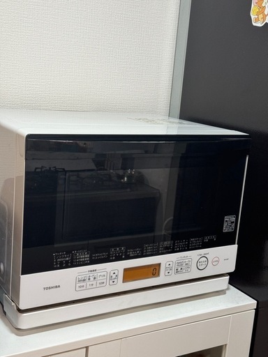 【売約済】TOSHIBA オーブン機能付きレンジ (天板付き)