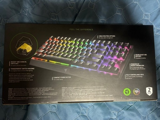 パソコン RAZER BlackWidow V3 Tenkeyless JP
