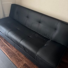 ソファベッド+クッション2個付きセット