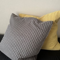 ソファベッド+クッション2個付きセットの画像