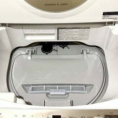 【8/31までに引取り可能な方】 洗濯機　SHARP ES-T5FBK-N 2022年製 5.5kg