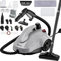 ☆★新品未使用★☆ スチームクリーナー、1.5L水タンク容量スチ...