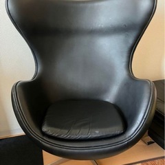 ⭐️超レア初期モデル⭐️ヴィンテージエッグチェア⭐️革コンビ
