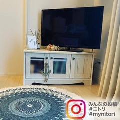 美品ニトリ 白いテレビ台 の画像