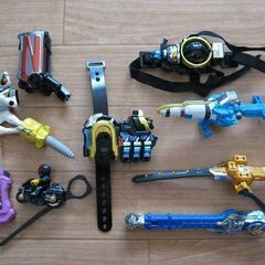 ライダーフォーゼ＆メテオ）武器や道具６種セット☆食玩品の画像