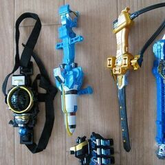 ライダーフォーゼ＆メテオ）武器や道具６種セット☆食玩品の画像