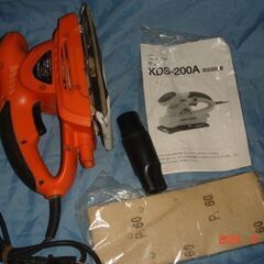 DIY 道具　ジグソー　SJS-350　動作品、サンダ KDS-200A　故障品の画像