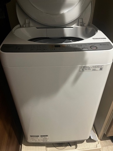 シャープ　洗濯機　6キロ
