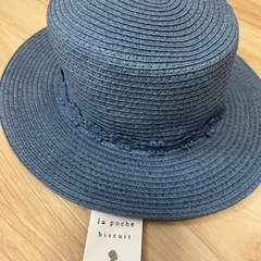 ラポシェ 麦わら帽子　54cm 未使用品 