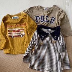 サイズ80子ども服　ロンT 3枚 
