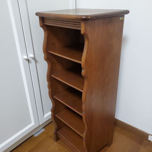 【美品】カリモク karimoku スリッパラック シューズラック 電話台