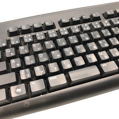 MODEL 5211A キーボード PC Keyboard Black 中古 PC周辺機器 通電確認品 現状品の画像