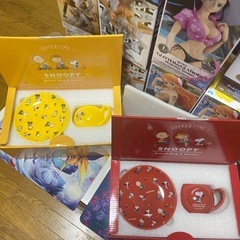 新品スヌーピーお皿マグカップ