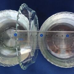 PYREX　ガラスのお皿　１２枚の画像