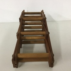 木製　ワインボトルラック　折りたたみ可能　USEDの画像