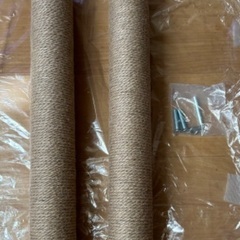 未使用キャットタワー（中敷クッション•ハウス付き）の画像