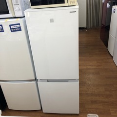 安心の6ヶ月保証付！！【SHARP 2ドア冷蔵庫　2020年製　SJ-18E8-KW】売ります！取りに来れる方限定！