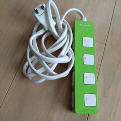 4口延長コードの画像