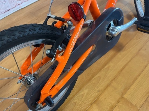 【完売御礼】【幼児用】整備済中古自転車 ルイガノ16型j16 身長105cm程度から オレンジ色  <自転車のオオムラ 静岡店> 完売御礼】【幼児用】整備済中古自転車 ルイガノ16型j16 身長105cm程度