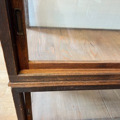 アンティーク ショーケース 二段セット