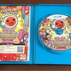 太鼓の達人WiiU 太鼓、バチ、ソフトのセットの画像