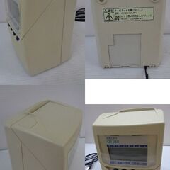 ★【現状品】SEIKO セイコー タイムレコーダー QR-350 出退勤管理 勤怠管理 タイムカードラック ER-RB15 ホルダー オフィス 事務店舗用品　aの画像