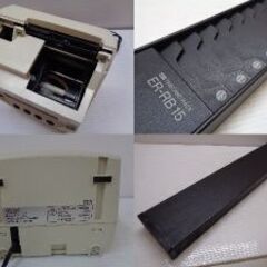 ★【現状品】SEIKO セイコー タイムレコーダー QR-350 出退勤管理 勤怠管理 タイムカードラック ER-RB15 ホルダー オフィス 事務店舗用品　aの画像