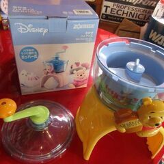 ★値下げしました!　Disney　プーさん　氷かき　ZOJIRUSHI　未使用の画像