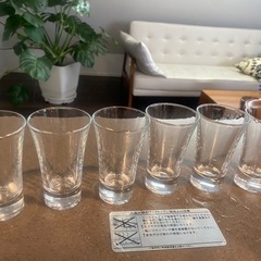 東洋佐々木グラス　6個セットカップ　お猪口　おちょこ　ショット の画像