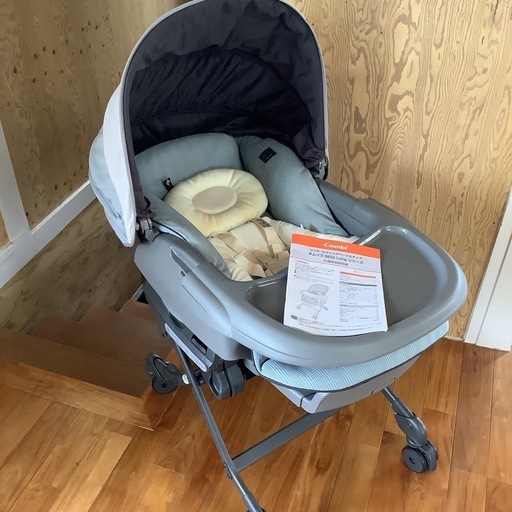 【動作品】COMBI コンビ CWL NEMULILA AT+LS ネムリラ スウィングベッド＆チェア 電動ハイローチェア BEDi Long シリーズ 取説付き