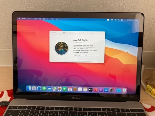 Macbook 12インチ Retina メモリ8G　