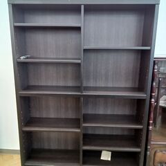 ★ジモティ割あり★  本棚 ダークブラウン H180×D30×W...
