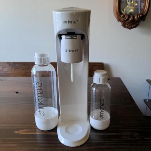値下げ Drink Mate ボトル2本付き 白 美品 ドリンクメイト