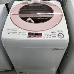 安心の6カ月保証付き！SHARP全自動洗濯機2017年製8.0kg【トレファク堺福田店】