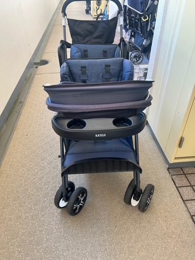 カトージ　美品　2人でゴー　
二人乗りベビーカー